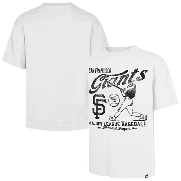 

Мужская футболка '47 white San Francisco Giants regional batter foundation 47 Brand