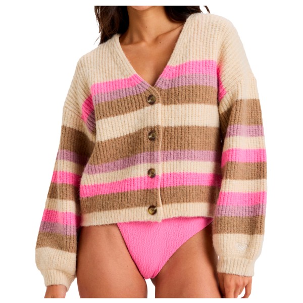 

Женский свитер с мраморной плиткой в полоску Roxy, Parchment