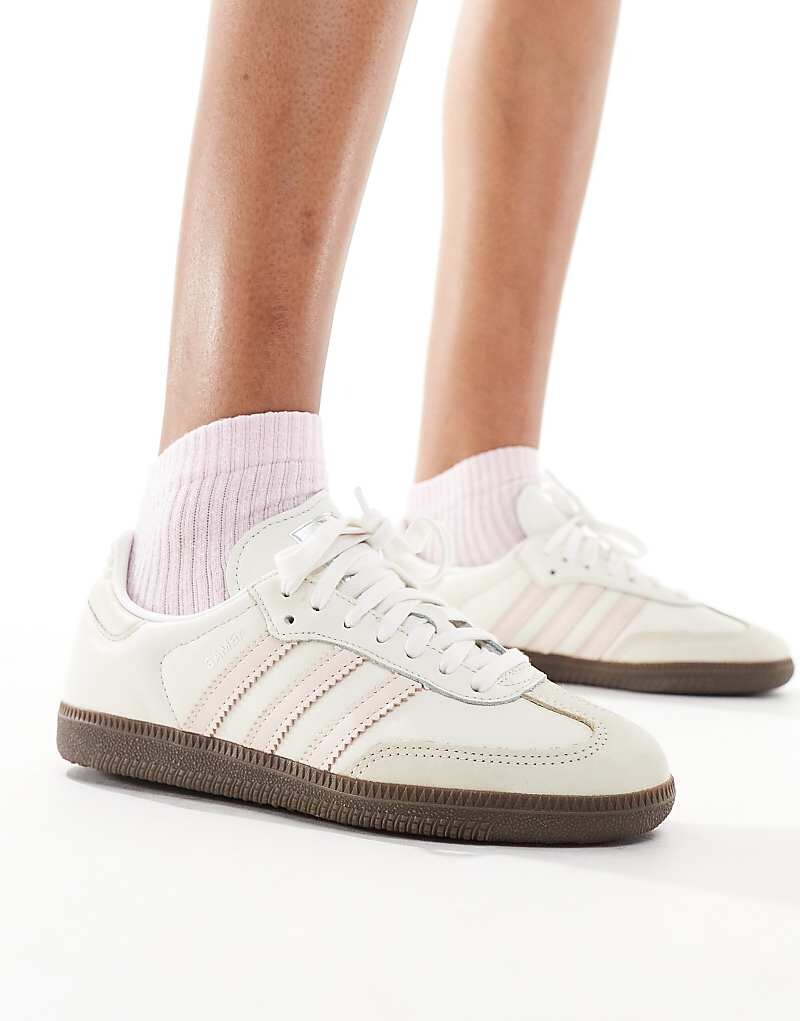 Белоснежные кроссовки adidas Originals Samba OG