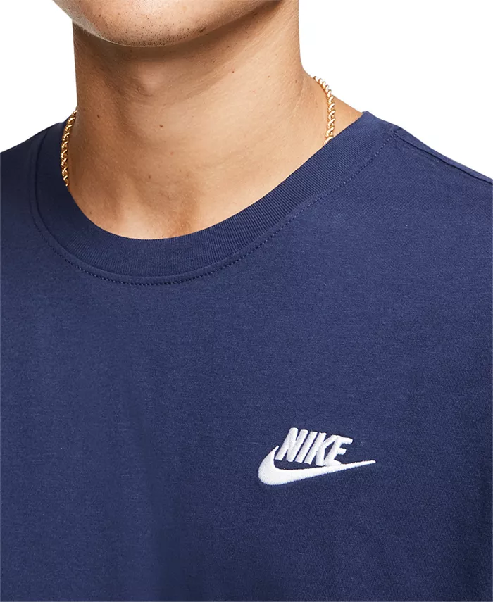 Футболка мужская Sportswear Club Nike, синий — фото 4