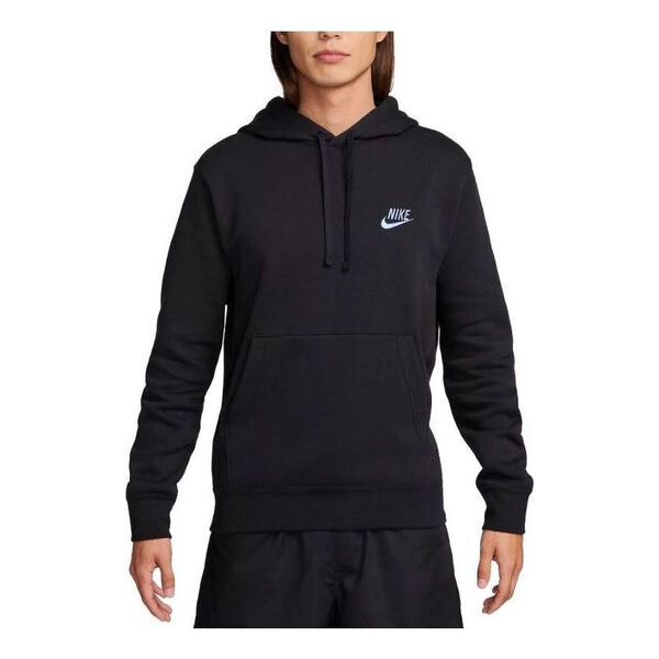 

Толстовка sportswear club fleece hoodie 'black' Nike, черный