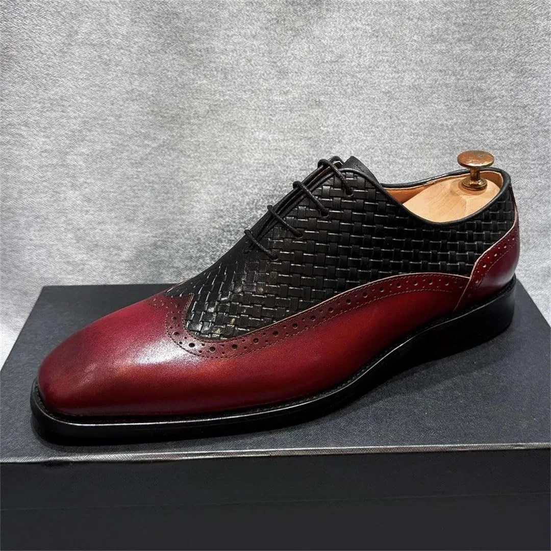Лоферы красные Monk Strap Loafers, красный — фото 3