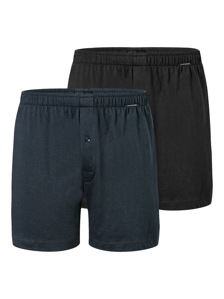 

Боксеры SCHIESSER Basic, цвет marine blue/Black