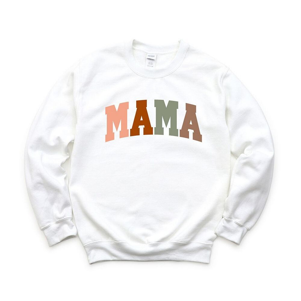 

Разноцветный свитшот Mama Block Simply Sage Market, белый