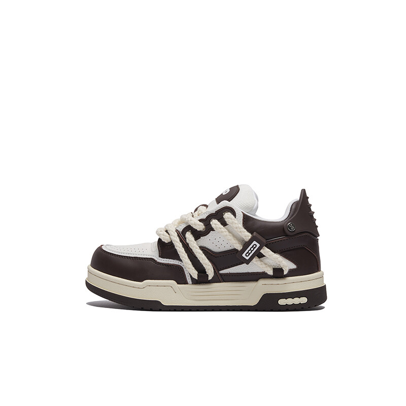 

Кроссовки GOOD Skateboarding Shoes Unisex Mid-top White, цвет Coffee