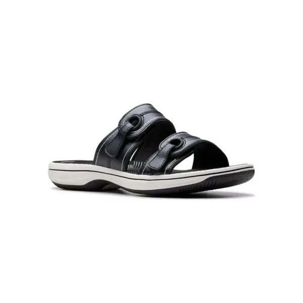 Женские шлепанцы Breeze Maye Cloudstepper Clarks, черный