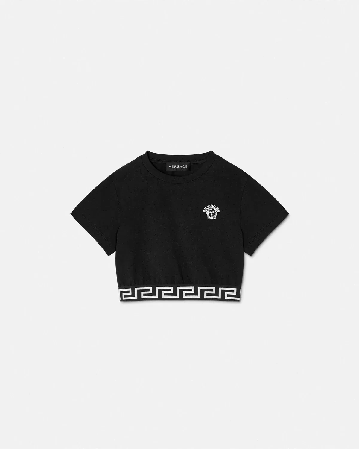 Детская футболка Greca VERSACE, черный
