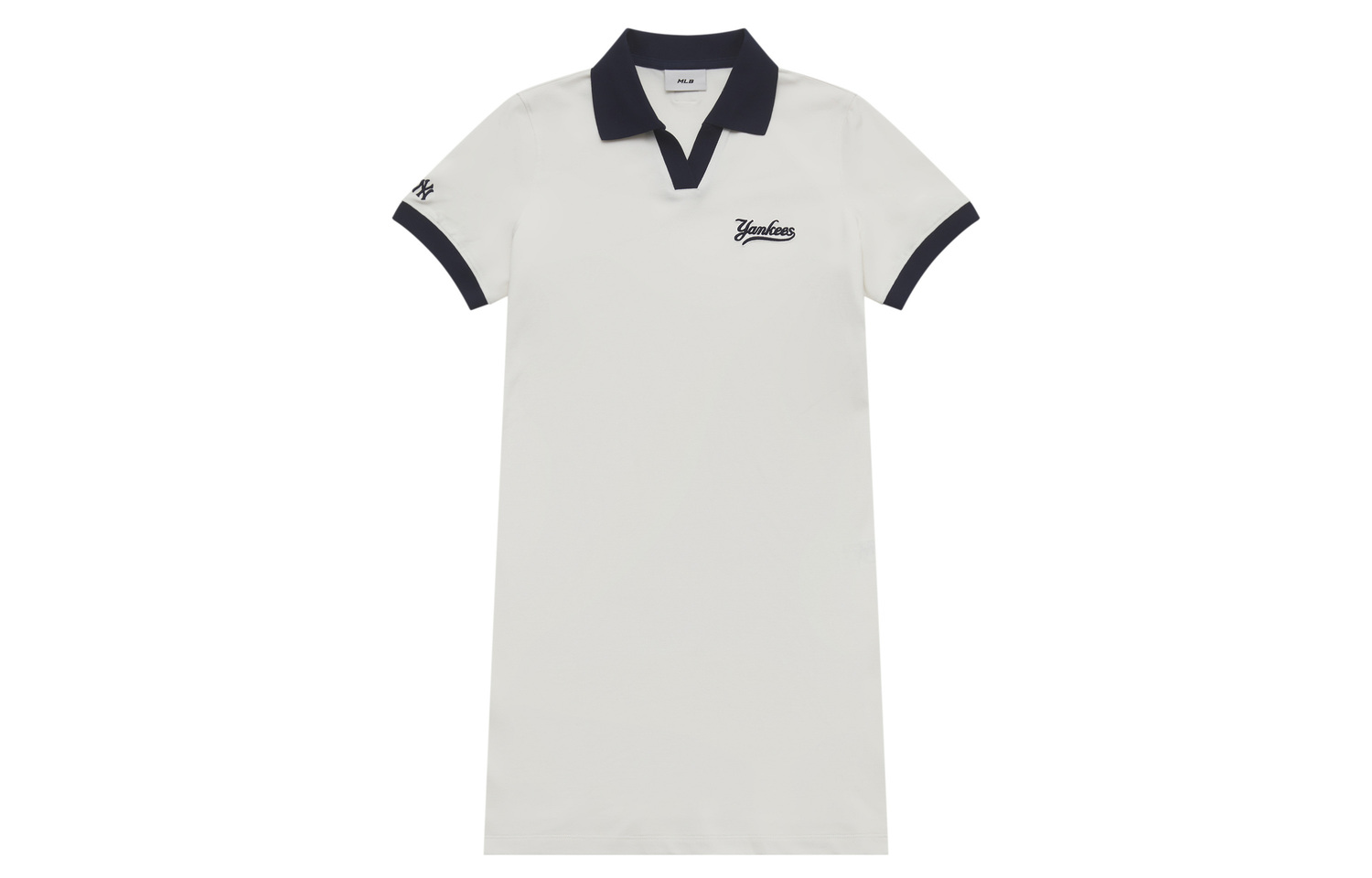 

MLB New York Yankees Basic Collection SS25 платье с коротким рукавом женское white