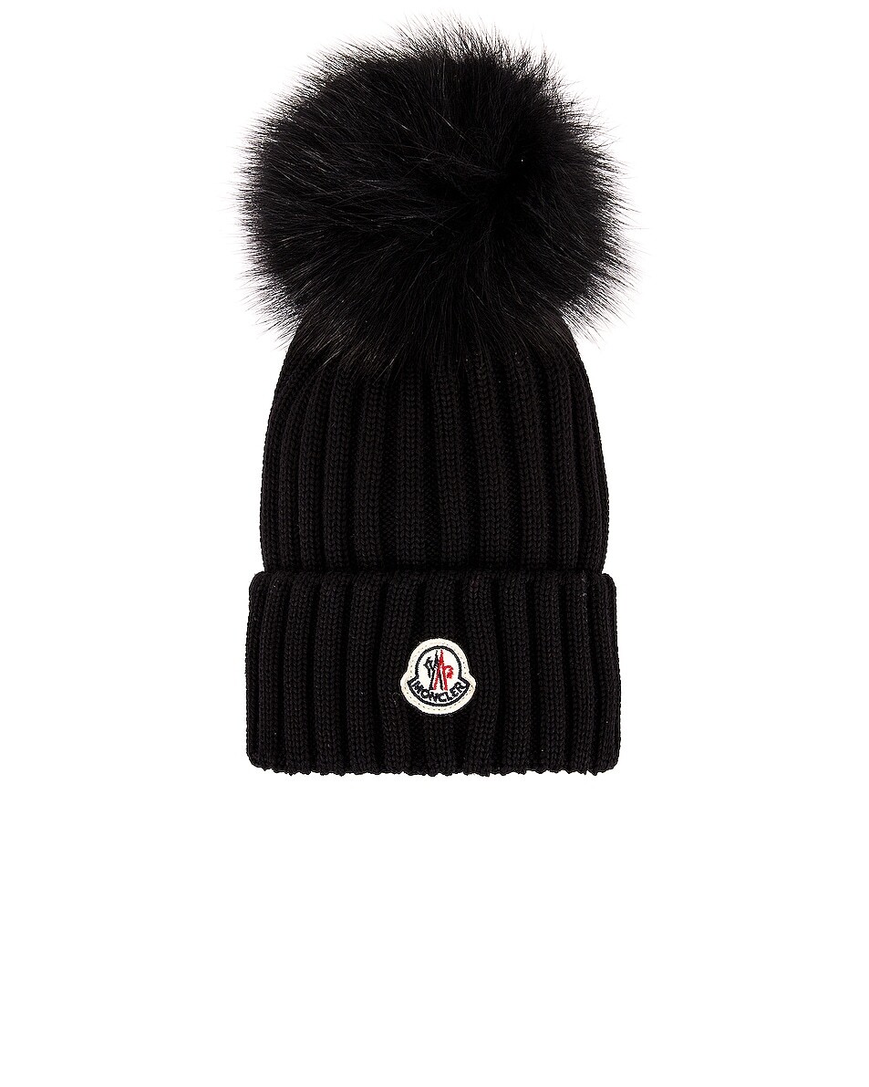 

Трикотажная шапка Moncler, черный