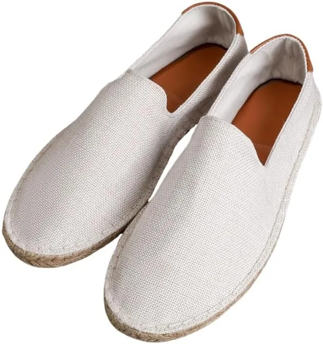 Лоферы мужские, повседневные, Espadrilles, белый HoaloX