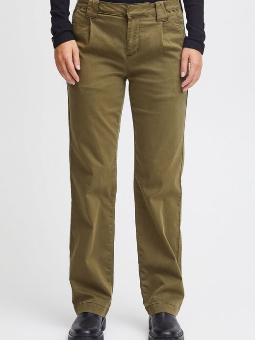 

Брюки из ткани пзросита Pulz Jeans, зеленый