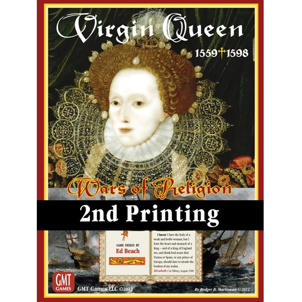 

Настольная игра GMT Games Virgin Queen: Wars of Religion 1559-1598 (2nd Printing)