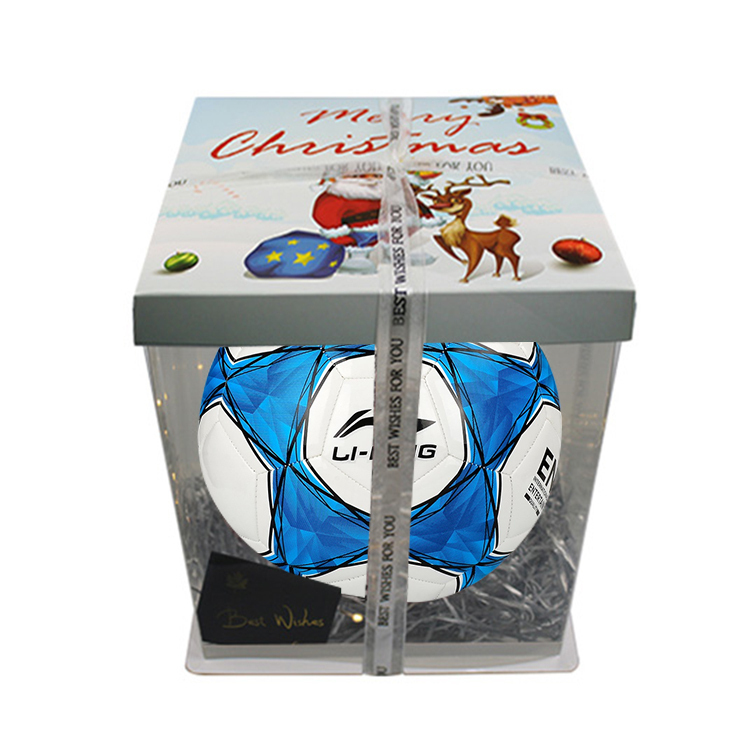 

LINING Футбольный мяч размер 5 TPU с машинной строчкой unisex белый, blue