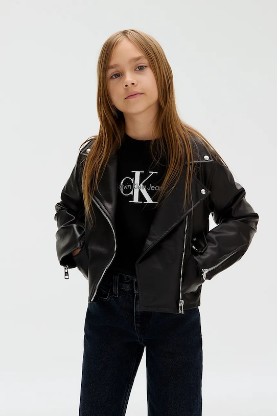 

Детская куртка в стиле Ramones Calvin Klein Jeans, черный