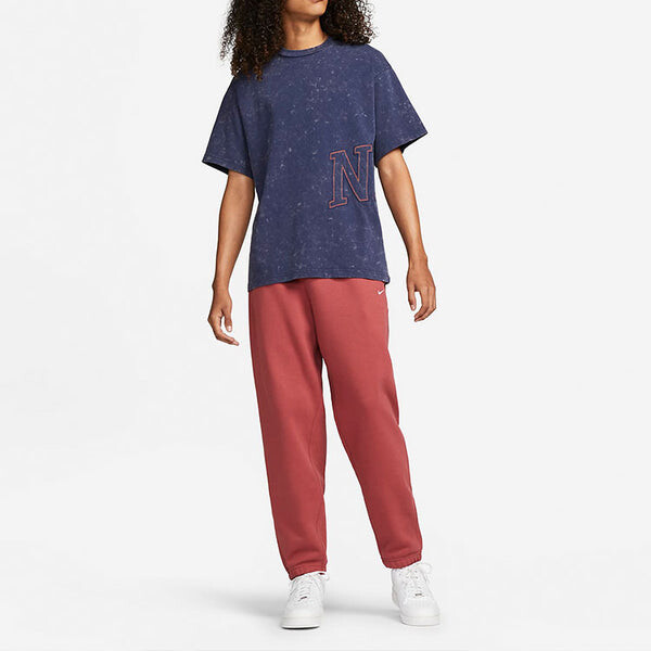 Футболка (WMNS) Nike Fadeaway T-shirt 'Midnight Navy', синий — фото 3