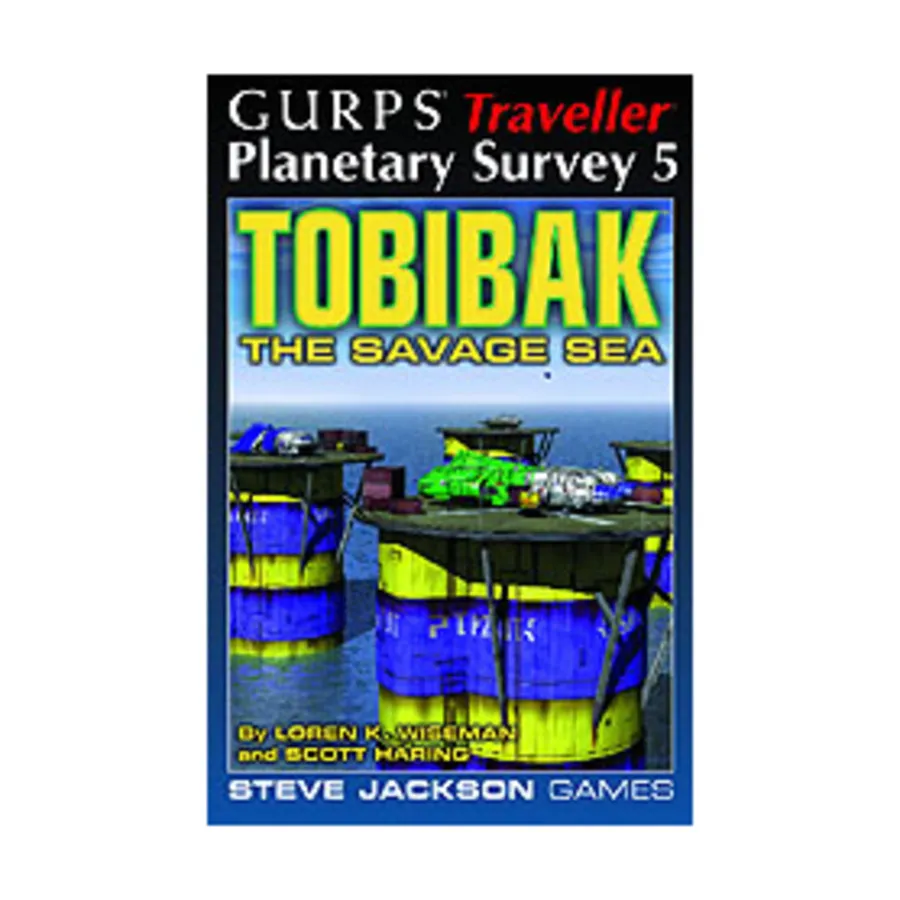 

Planetary Survey #5 - Tobibak the Savage Sea, Traveller (GURPS 1st-3rd Edition) (Steve Jackson Games), мягкая обложка