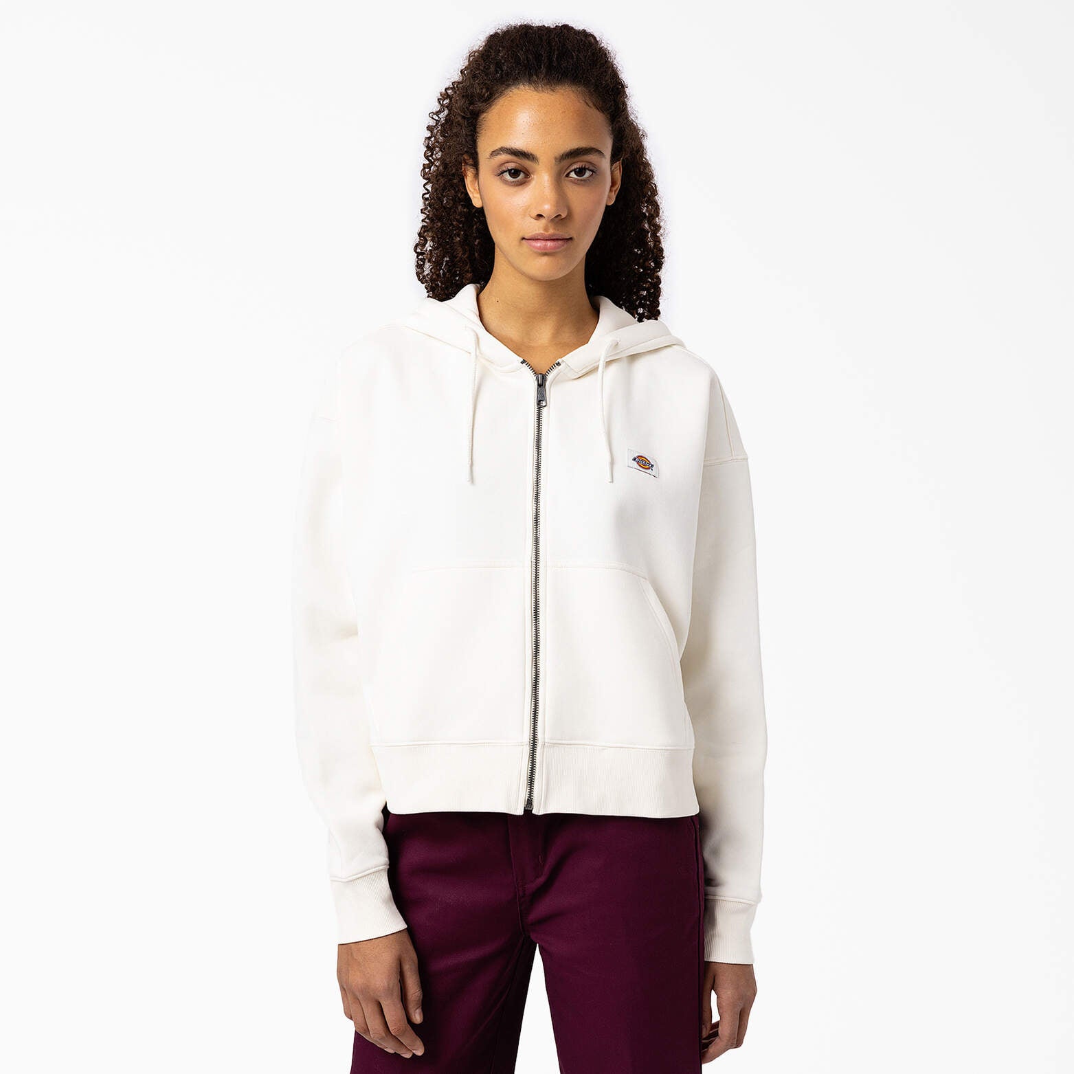 

Женская толстовка с капюшоном Dickies Oakport Zip, цвет cream (cr9)
