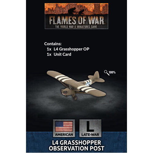 

Фигурки Flames Of War: L4 Grasshopper Observation Post (X1)