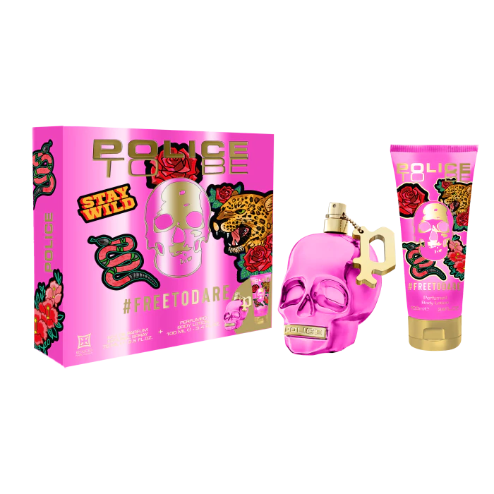 

Женская туалетная вода Estuche To Be Free Dare EDP Woman + Body Lotion Police, EDP 75 ml + Body Lotion 100 ml