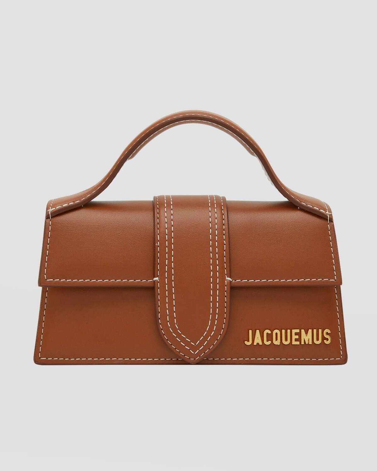 

Кожаная сумка через плечо Le Bambino Jacquemus, цвет Light Brown