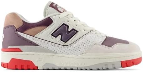 

Мужские кроссовки New Balance 550, Sea Salt/Reflection/Faded Plum/Blast Red