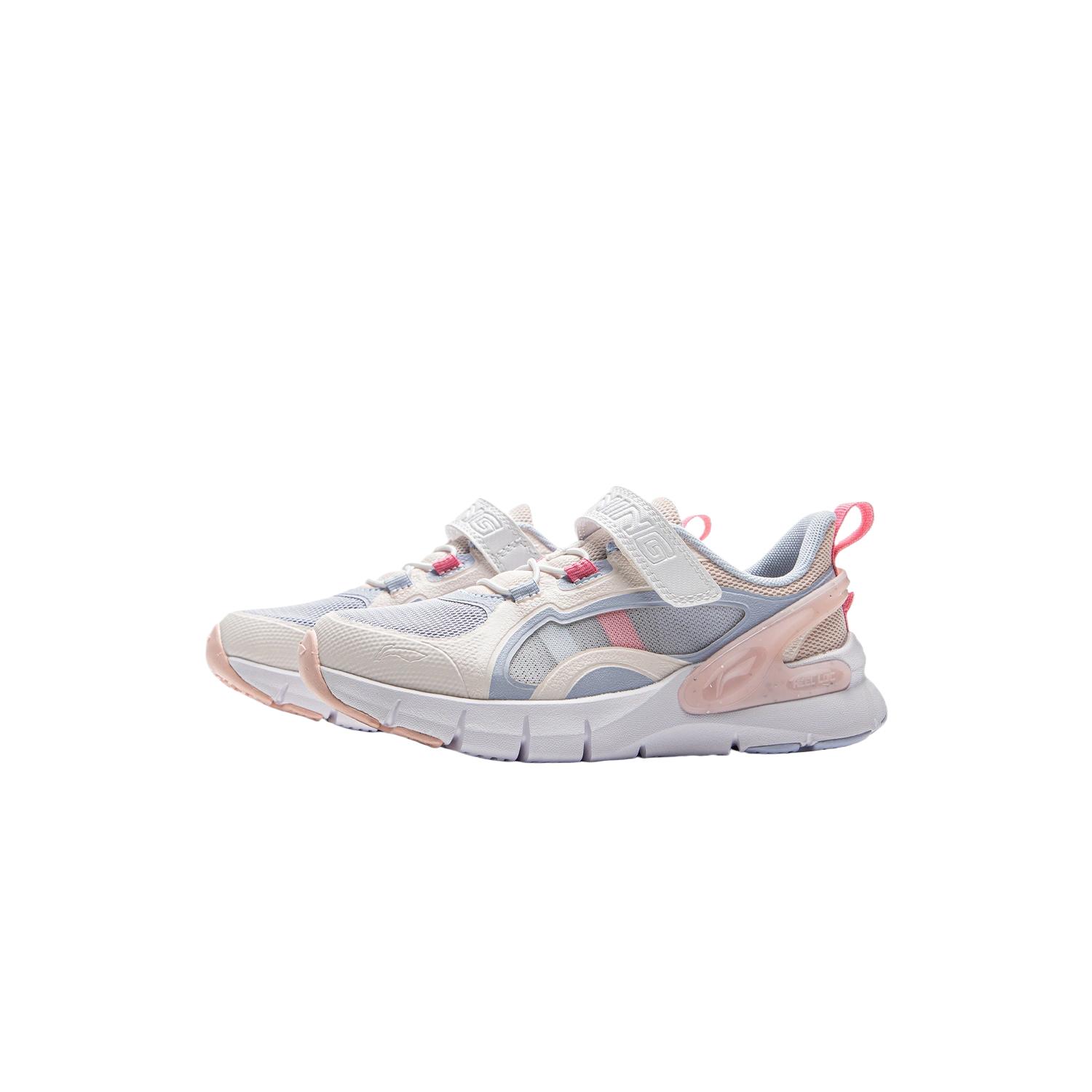 Кроссовки детские дышащие низкие Lifestyle Sports Life Collection LINING YOUNG, розовый/голубой/розовый — фото 3