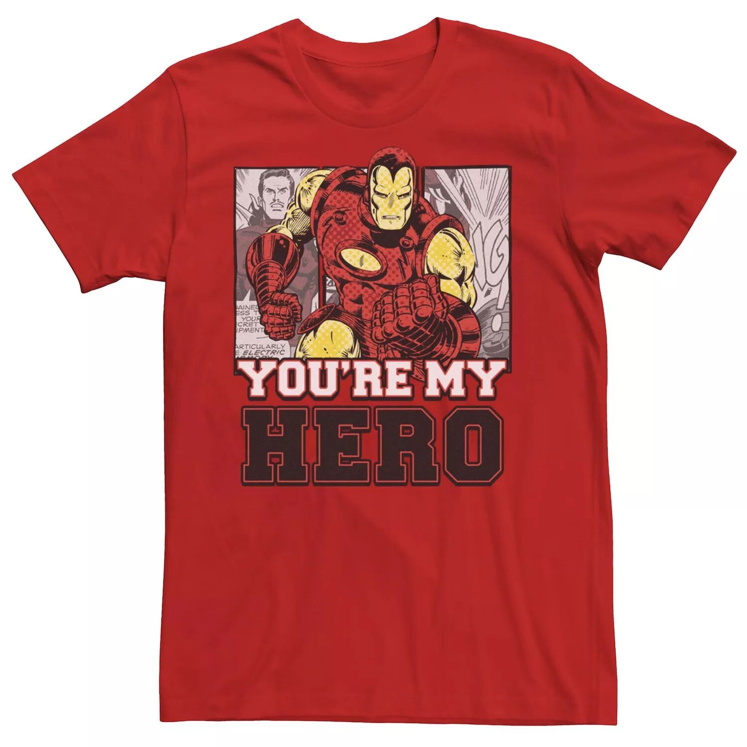 

Мужская футболка с короткими рукавами Marvel Iron Man You're My Hero Licensed Character