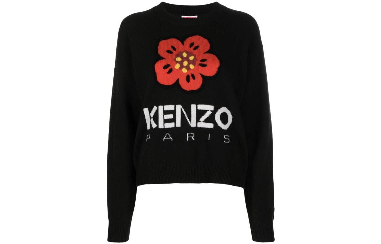 

Свитер женский Kenzo Prais с цветком, черный