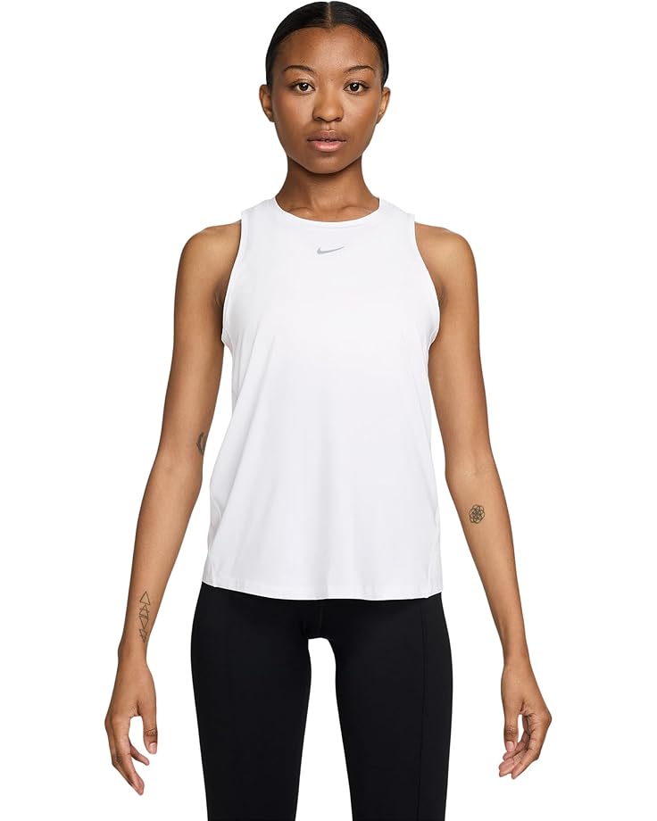 

Топ Nike One Classic Dri-FIT Tank Top, белый/черный