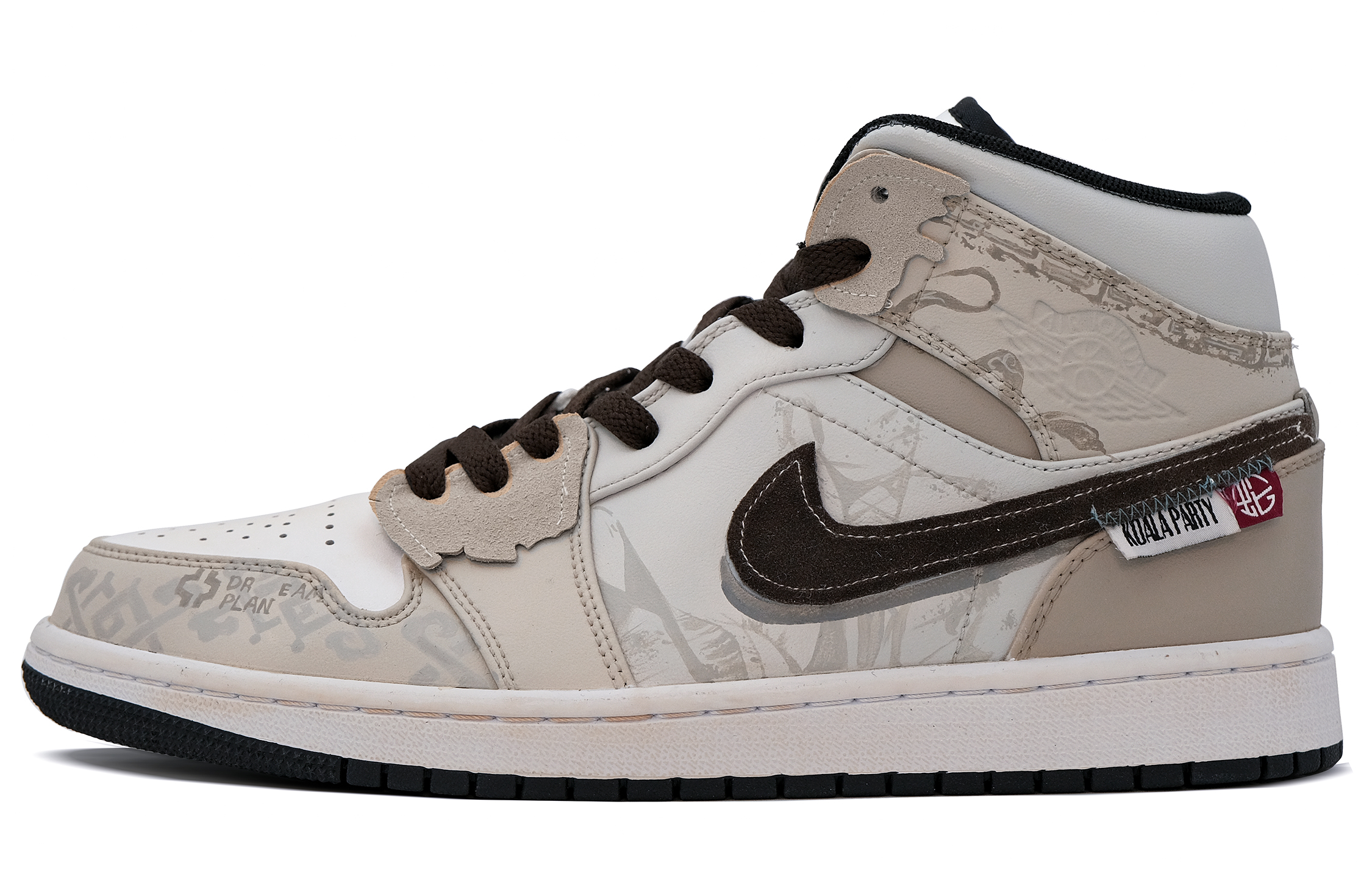 

Jordan Баскетбольные кроссовки Air 1 Slip-Standard Mid-Top Vintage, мужские, коричневые