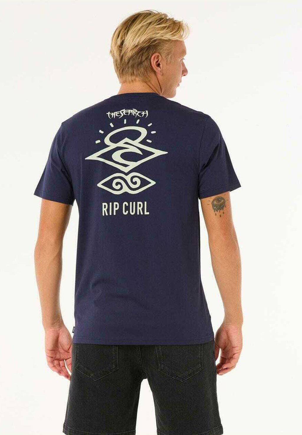 

Футболка с принтом SEARCH ICON TEE Rip Curl, синий