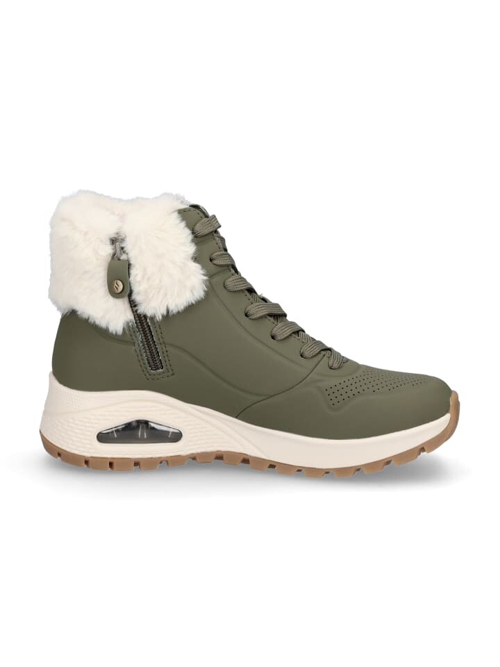 Высокие кроссовки Skechers High Top UNO Rugged Fall Air, оливковый — фото 4