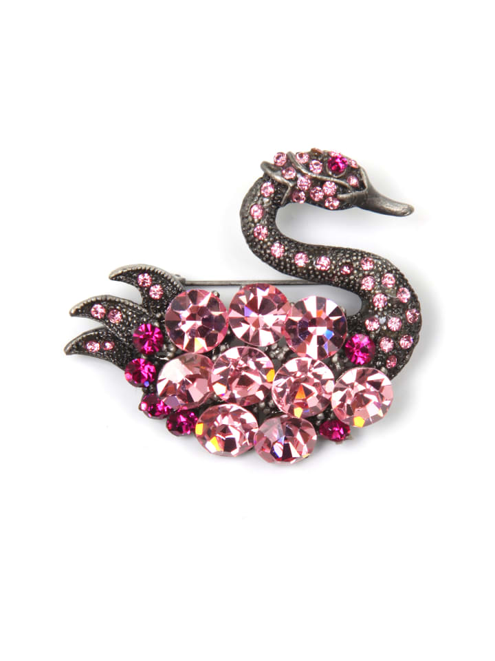 

Collezione alessandro Брошь «Свеа» розового цвета