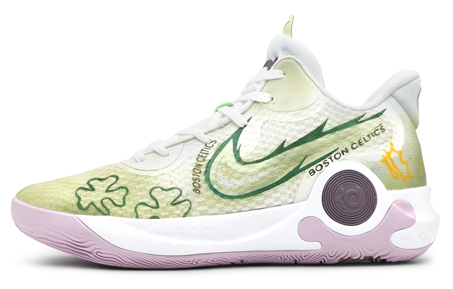 

Кроссовки Nike Trey 5 Vintage Basketball Shoes Unisex Mid-top White, зеленый
