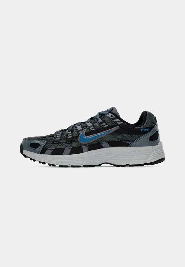 Кроссовки унисекс p 6000 Nike Sportswear, Smoke Grey/Dutch Blue/Black/Platinum-Coloured Tint — фото 2