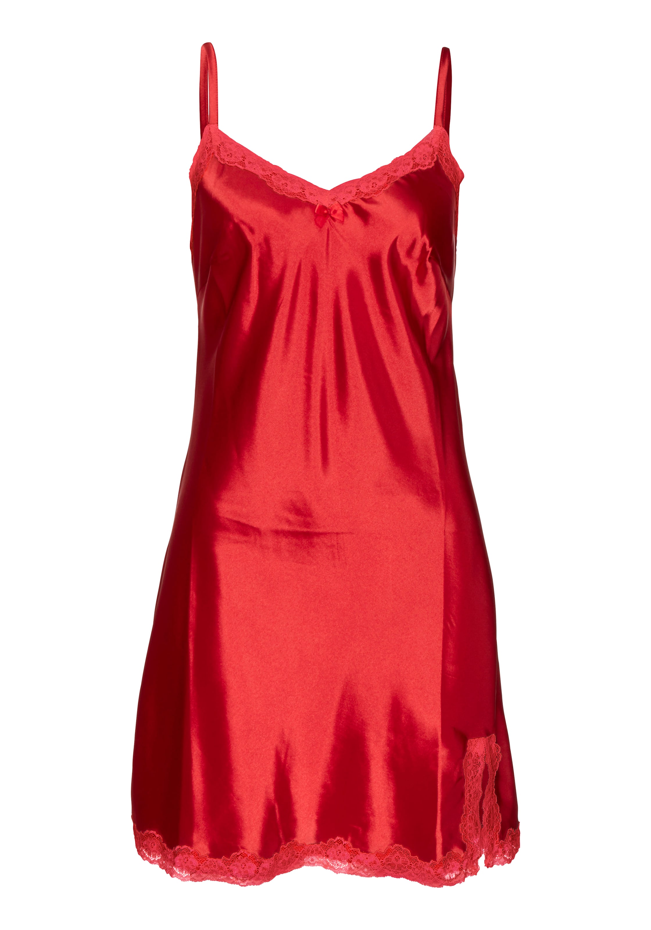 

LASCANA Пеньюар 'Candy' в ярко-красном цвете