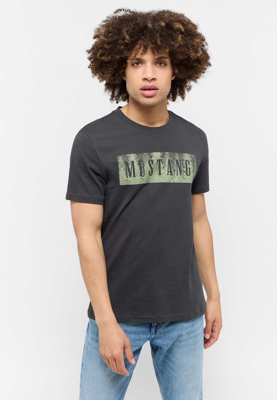 

Классическая футболка MUSTANG Shirt Austin, антрацит