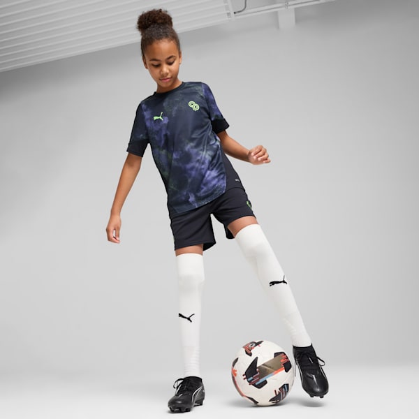Футбольные шорты для больших детей Puma X Christian Pulisic, синий — фото 3