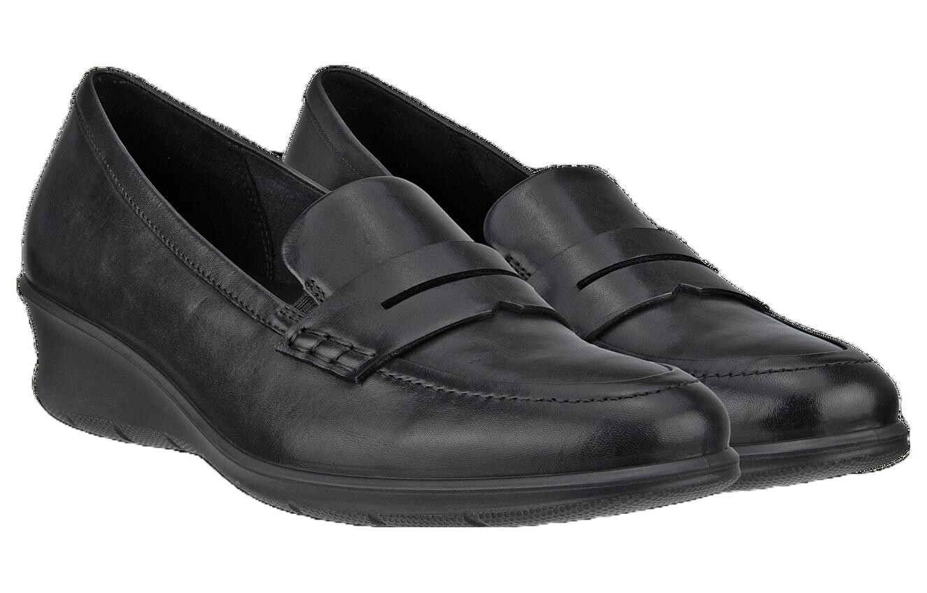 

Лоферы женские низкие черные Ecco