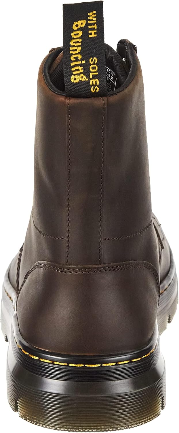 Dr. Martens unisex-adult кожаные ботинки Combs, Gaucho Crazy Horse — фото 3