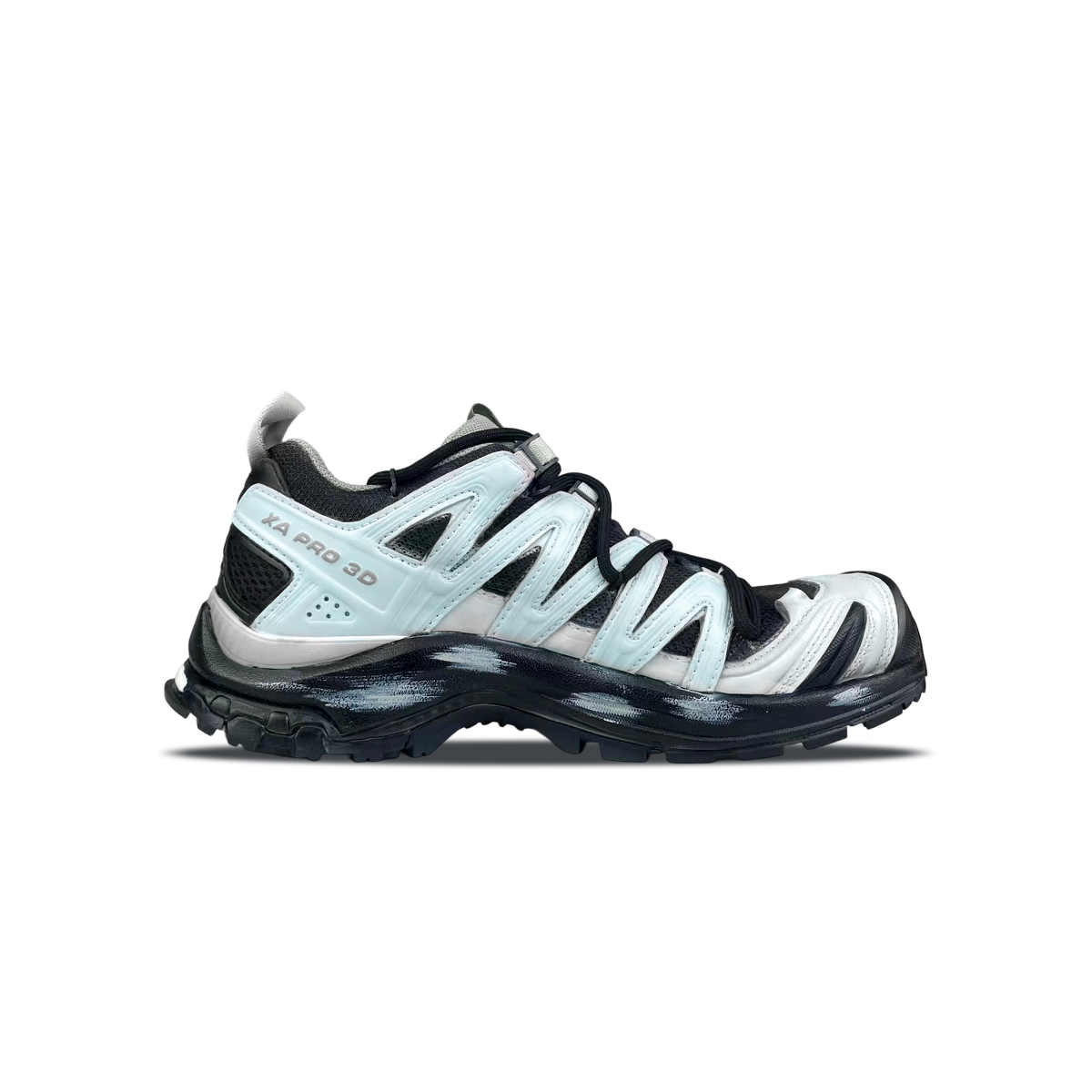 XA PRO 3D амортизация поддержка низкие кроссовки Unisex зеленый SALOMON, черный — фото 3