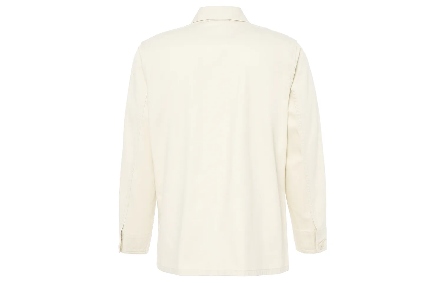 Куртка Unisex Lapel Moderate Others UNIQLO, 01 айвори белый — фото 3
