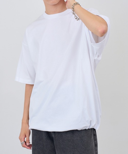 

Футболка расслабленного кроя с кулиской United Athle, белый