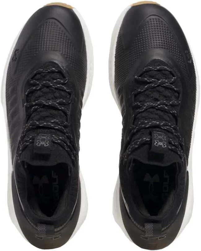 Мужские гольф-ботинки Under Armour Phantom Fore без шипов, модель 2025 - 3027876-001, черный — фото 2