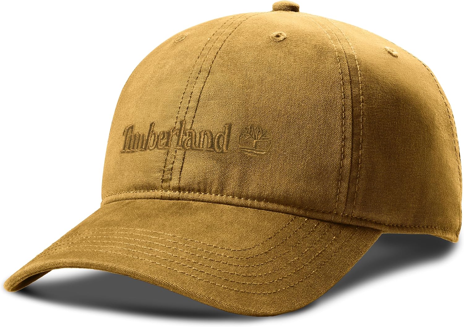 

Timberland Cooper Hill мужская бейсболка - хлопковый канвас, регулируемая, легкая и стильная шапка для активного отдыха, Wheat (Brown)