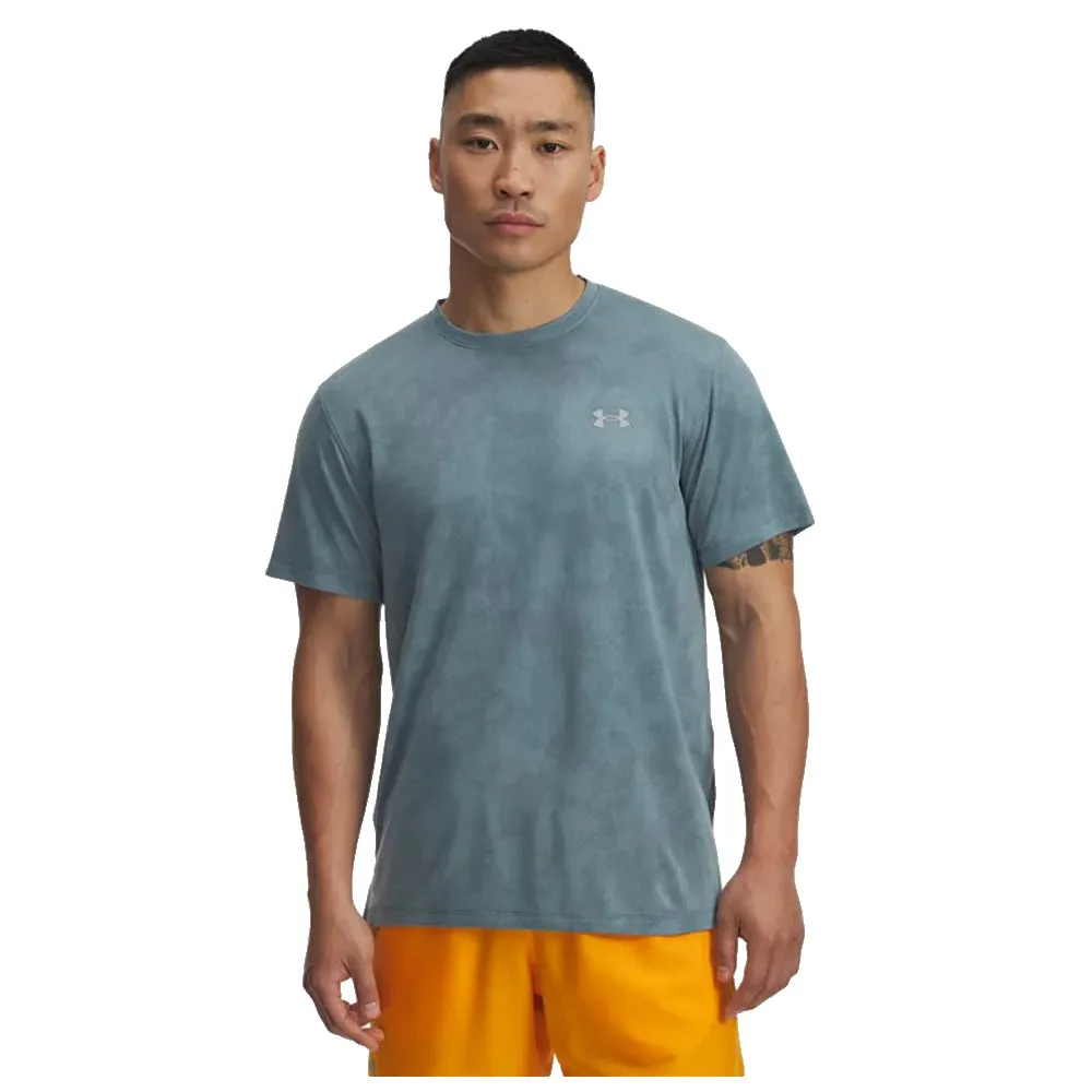 

Футболка с коротким рукавом спортивная Under Armour Launch Camo, серый