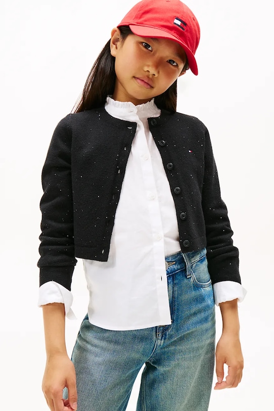 

Детский кардиган Tommy Hilfiger, черный