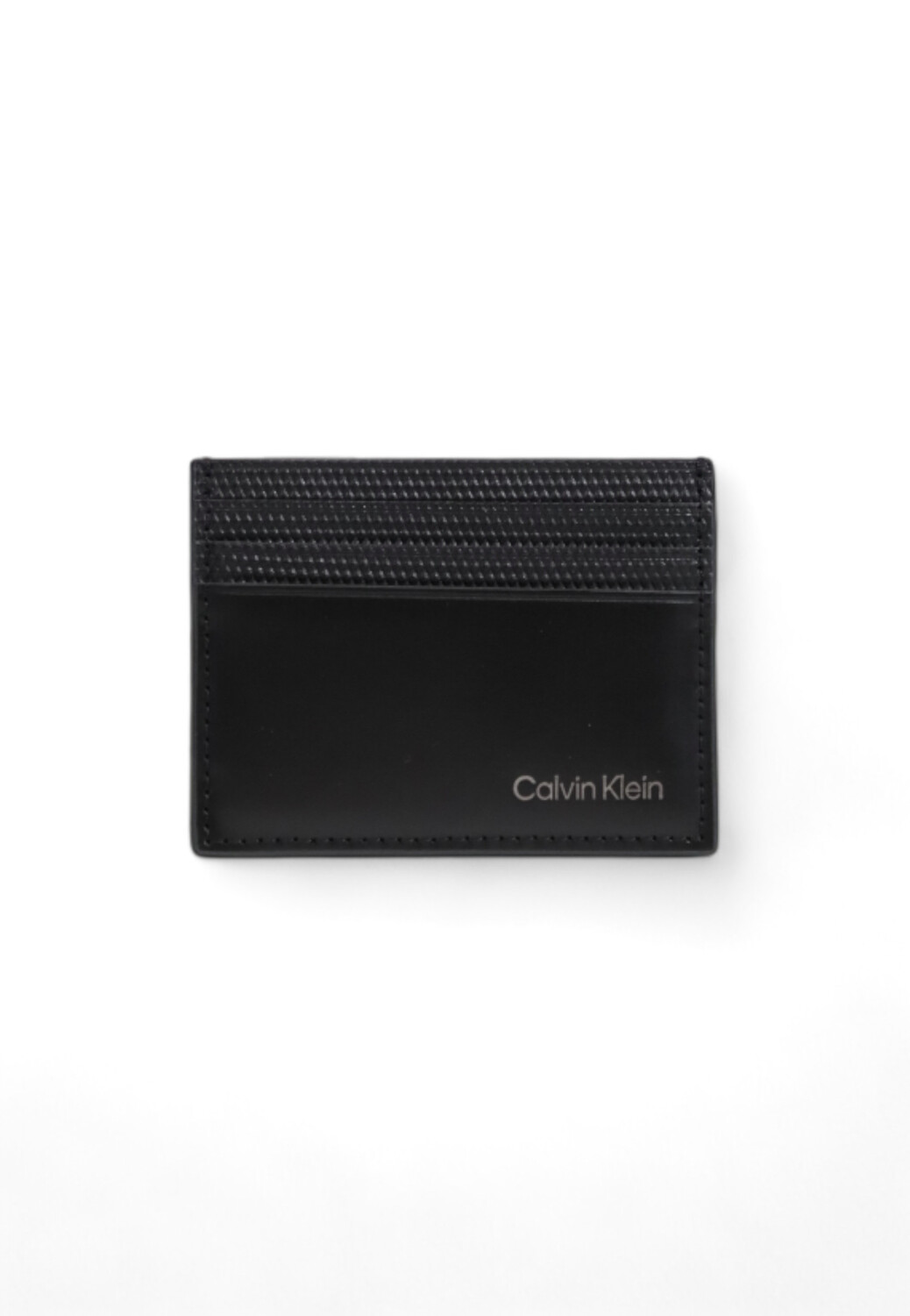 

Картхолдер мужской Calvin Klein с логотипом бренда, черный
