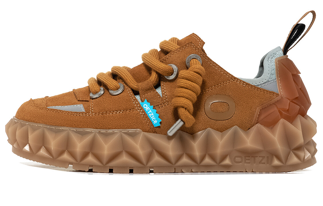 

Кроссовки OETZI Skateboarding Shoes Unisex Low-top Brown, коричневый