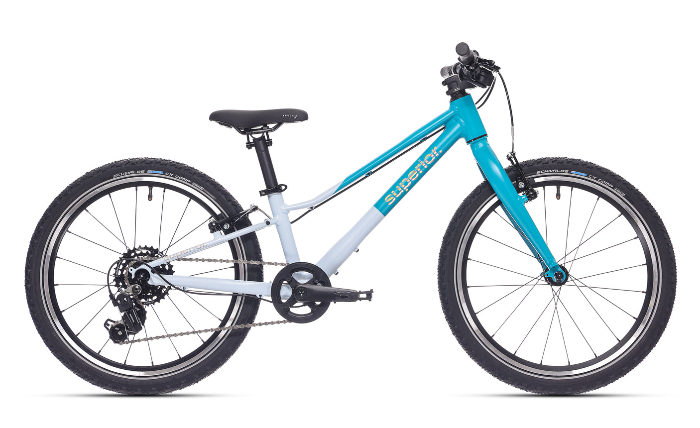 

Детский велосипед Superior f.l.y. 20 vb (2026) - 20 дюймов kinderfahrrad - matte teal